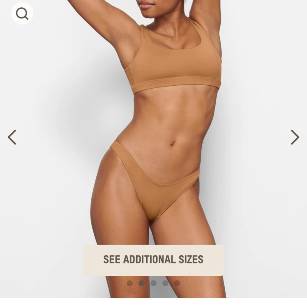 Skims swim cheeky tanga bottoms